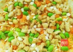 Chicken Breast Garden Vegetable Pizza Recipe Illustration 9