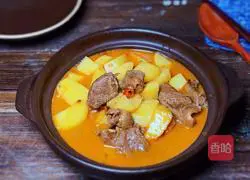 Illustration of Braised Beef and Potatoes 11