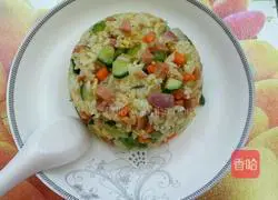 Curry Fried Rice Recipe Illustration 5