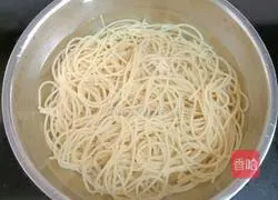 Sausage Illustration of how to make fried egg pasta 7