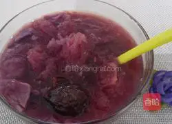 Purple Sweet Potato and Tremella Soup Illustration 7