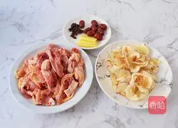 Sea bottom coconut chicken soup Illustration of how to do it 1