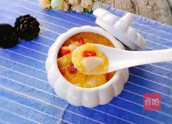 Illustration of how to make healthy yam and millet soup 9