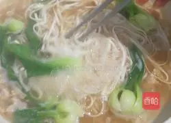 Illustration of hot soup noodles 7