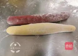 Illustration of how to make red marble sweet steamed buns 6