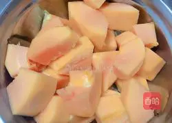 Illustration of how to make fermented white fungus and papaya soup 4