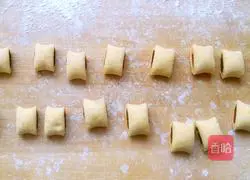 Illustration of how to make mini milk-flavored bean paste buns 10