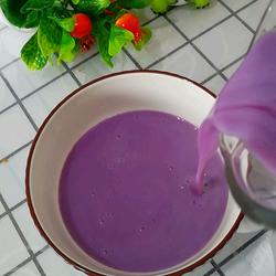 Yam and purple sweet potato milk
