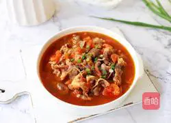 Illustration of how to make fragrant tomato and fat beef soup 14