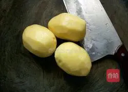 Illustration of how to make French fries 1