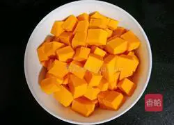 Illustration of how to make Pumpkin Noodles (Baby Complementary Food) 1