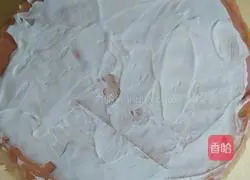 Red heart dragon fruit Illustration of how to make Thousand Layers 12