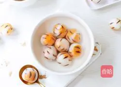 Illustration of how to make tiger skin glutinous rice balls 19