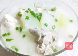 Recipe for Winter Melon Pork Ribs Soup Illustration 9