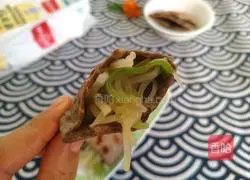 Illustration of how to make potato shredded pocket cake 19