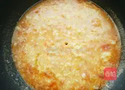 Illustration of tomato and egg noodle soup 13