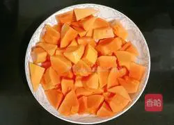 Papaya and Tremella Soup Recipe Illustration 3