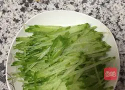Illustration of how to make sweet and sour shredded radish 3