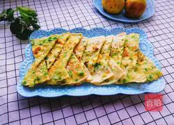 Illustration of how to make green pepper and shrimp cakes 12