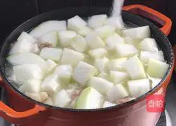 Illustration of how to make pork belly and winter melon soup 7 