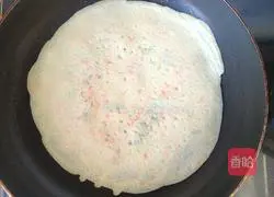 Egg Illustration of how to make milk breakfast cake 8