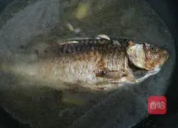 Illustration of how to make tofu and crucian carp soup 5