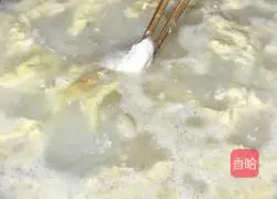 Illustration of how to make vegetable and egg noodles 6