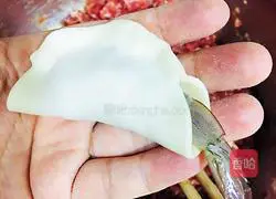Illustration of how to make shrimp pot stickers 5