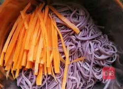 Purple sweet potato cold noodles recipe 14