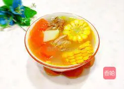 Corn Carrot Chicken Soup Recipe Illustration 14