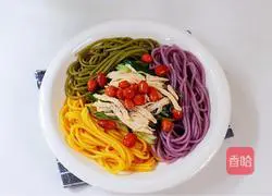 Illustration of how to make low-calorie summer cold noodles 10
