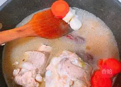 Illustration of how to make stick bone yam soup 7