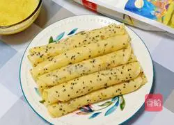 Sesame Milk Egg Pancake Illustration of how to do it 12