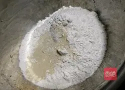 Illustration of how to make mushroom meat buns (coarse grain buns) without rolling the skin 5