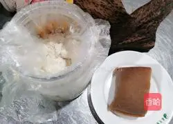 Illustration of how to make glutinous rice cake with sugar water 1