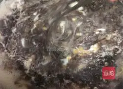 Lantern Festival on the 15th day of the first lunar month - Illustration of how to make seaweed, shrimp skin and egg drop soup 6