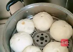 Illustration of how to make nutritious and delicious oatmeal, pumpkin, beans and meat buns 10