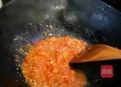 Illustration of how to make tomato and egg soup 5