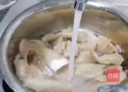 Illustration of how to make crystal skin jelly 2