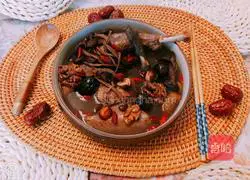 Illustration of how to make Ejiao Nan Zaohong Lotus Seed and Huangjing Soup 9