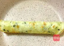 Teaching instructions for making sesame and seaweed handmade egg rolls 14