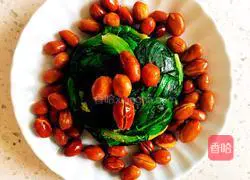Illustration of how to make cold spinach with nuts 7
