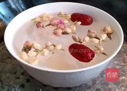 Illustration of making red date, rose and jasmine tea 6