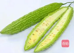 Illustration of how to make bitter melon salad with shrimps 1