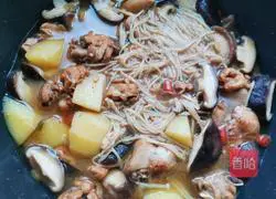 Illustration of how to make braised chicken 5