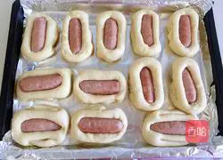 Illustration of how to make small intestine buns 13