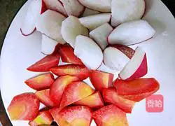 Illustration of how to make radish stick bone soup#light food and reduce fat#5