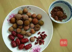 Fresh longan and red date sweet soup recipe 1