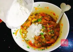 Vegetable Chicken Pancake Recipe Illustration 7