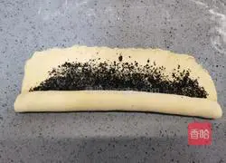 Pumpkin black sesame roll Practice illustration 13